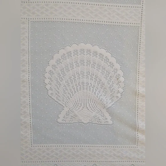 Lace Shower Curtain With Ocean Theme - Picture 5 of 9